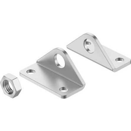 Festo Mounting Bracket HBN-S-8X2, For Use With Pneumatic Cylinder & Actuator [HBN-S-8X2]; 350-862