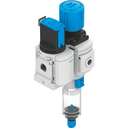 Festo MS4 Filter Regulator, 10 bar, MS4-EM1FR-1/4-D6-C-P-M-A8-WP-F1A-B [MS4-EM1FR-1/4-D6-C-P-M-A8-WP-F1A-B]; 350-887