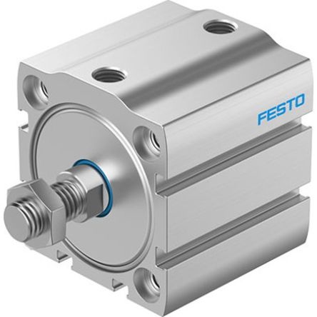 Festo Pneumatic Compact Cylinder - ADN-S-50-25-A-P-A-F1A, 50mm Bore, 25mm Stroke, ADN Series, Double Acting [ADN-S-50-25-A-P-A-F1A]; 350-955