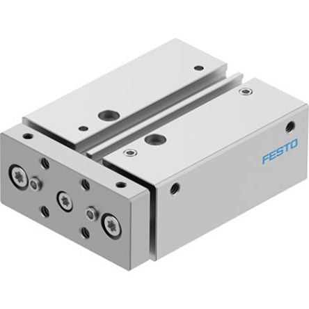 Festo Pneumatic Guided Cylinder - DFM-16-20-B-PPV-A-GF, 16mm Bore, 20mm Stroke, DFM Series, Double Acting [DFM-16-20-B-PPV-A-GF]; 350-956
