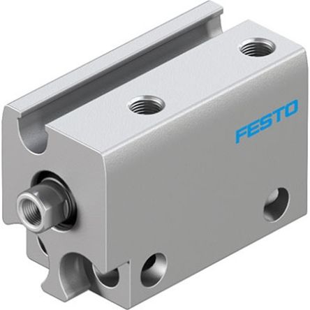 Festo Pneumatic Compact Cylinder - ADN-S-6-10-I-F1A, 6mm Bore, 10mm Stroke, ADN Series, Double Acting [ADN-S-6-10-I-F1A]; 350-985