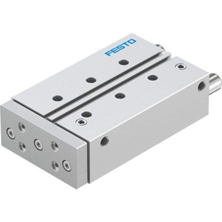 Festo Pneumatic Guided Cylinder - DFM-25-100-P-A-GF-F1A, 25mm Bore, 100mm Stroke, DFM Series, Double Acting [DFM-25-100-P-A-GF-F1A]; 350-994