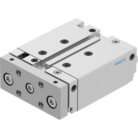 Festo Pneumatic Guided Cylinder - DFM-32-50-B-PPV-A-GF, 32mm Bore, 50mm Stroke, DFM Series, Double Acting [DFM-32-50-B-PPV-A-GF]; 351-000