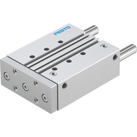 Festo Pneumatic Guided Cylinder - DFM-50-125-P-A-KF-F1A, 50mm Bore, 125mm Stroke, DFM Series, Double Acting [DFM-50-125-P-A-KF-F1A]; 351-007