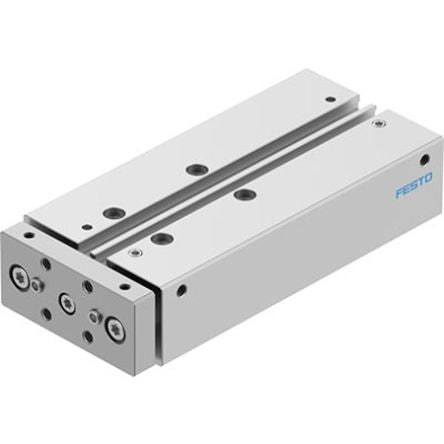 Festo Pneumatic Guided Cylinder - DFM-16-80-B-PPV-A-GF, 16mm Bore, 80mm Stroke, DFM Series, Double Acting [DFM-16-80-B-PPV-A-GF]; 351-017