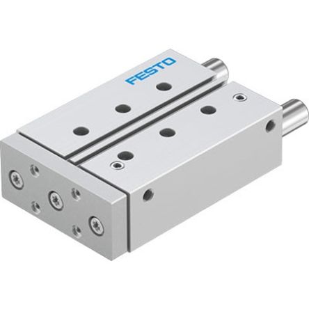 Festo Pneumatic Guided Cylinder - DFM-32-100-P-A-GF-F1A, 32mm Bore, 100mm Stroke, DFM Series, Double Acting [DFM-32-100-P-A-GF-F1A]; 351-023