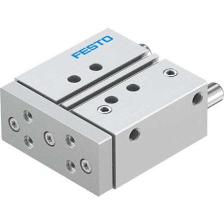 Festo Pneumatic Guided Cylinder - DFM-25-40-P-A-KF-F1A, 25mm Bore, 40mm Stroke, DFM Series, Double Acting [DFM-25-40-P-A-KF-F1A]; 351-028