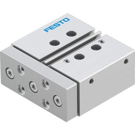Festo Pneumatic Guided Cylinder - DFM-20-25-P-A-GF-F1A, 20mm Bore, 25mm Stroke, DFM Series, Double Acting [DFM-20-25-P-A-GF-F1A]; 351-048