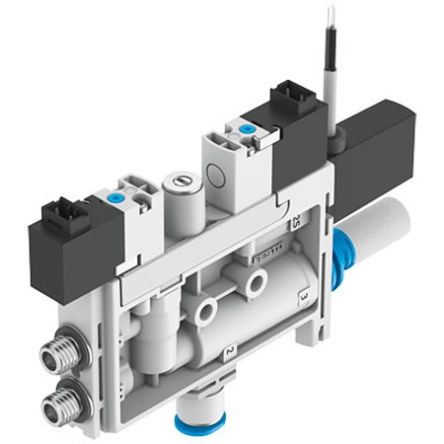 Festo Vacuum Generator, 0.7mm nozzle , 4.8bar 17L/min, OVEL series [OVEL-7-H-15-P-VQ4-UC-C-A-V1PNLK-H3]; 351-122