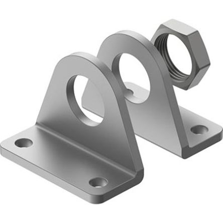 Festo Mounting Bracket HBN-S-20/25X2, For Use With Pneumatic Cylinder & Actuator [HBN-S-20/25X2]; 351-183