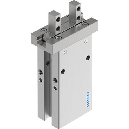 Festo 2 Finger Double Action Pneumatic Gripper, DHPC-L-10-A-NC-S-1, Parallel Gripping Type [DHPC-L-10-A-NC-S-1]; 351-211