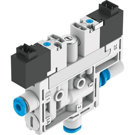 Festo Vacuum Generator, 0.45mm nozzle , 4.4bar 4L/min, OVEL series [OVEL-5-H-10-PQ-VQ4-UC-C-A-H3]; 351-258