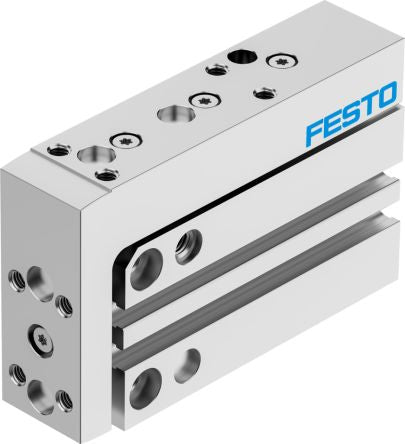 Festo Pneumatic Guided Cylinder - DGSS-6-25-E1A, 6mm Bore, 25mm Stroke, DGSS Series, Double Acting [DGSS-6-25-E1A]; 351-343