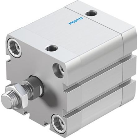 Festo Pneumatic Compact Cylinder - ADN-50-35-A-P-A, 50mm Bore, 35mm Stroke, ADN Series, Double Acting [ADN-50-35-A-P-A]; 351-376