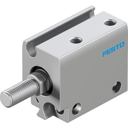 Festo Pneumatic Compact Cylinder - ADN-S-10-5-A-A-F1A, 10mm Bore, 5mm Stroke, ADN Series, Double Acting [ADN-S-10-5-A-A-F1A]; 351-382