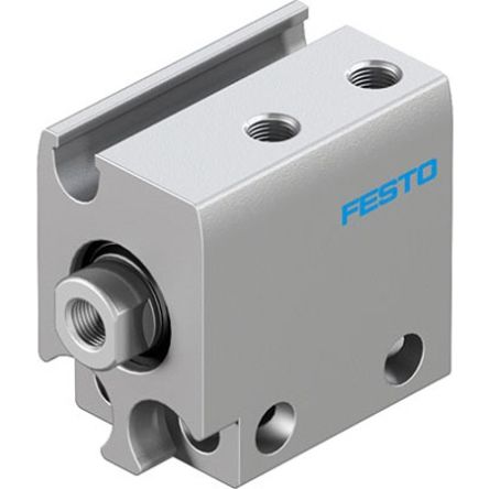 Festo Pneumatic Compact Cylinder - ADN-S-10-5-I-F1A, 10mm Bore, 5mm Stroke, ADN Series, Double Acting [ADN-S-10-5-I-F1A]; 351-384