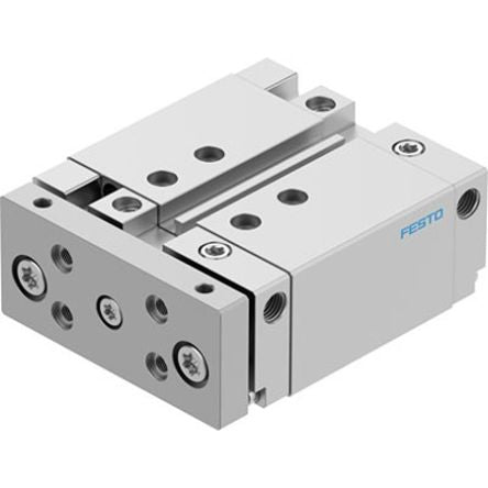 Festo Pneumatic Guided Cylinder - DFM-25-30-B-PPV-A-GF, 25mm Bore, 30mm Stroke, DFM Series, Double Acting [DFM-25-30-B-PPV-A-GF]; 351-488