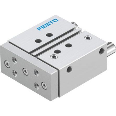 Festo Pneumatic Guided Cylinder - DFM-25-40-P-A-GF-F1A, 25mm Bore, 40mm Stroke, DFM Series, Double Acting [DFM-25-40-P-A-GF-F1A]; 351-491