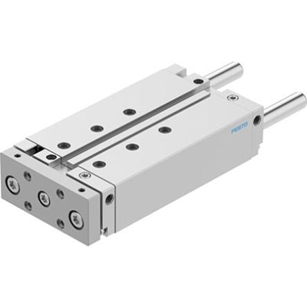 Festo Pneumatic Guided Cylinder - DFM-32-125-B-PPV-A-GF, 32mm Bore, 125mm Stroke, DFM Series, Double Acting [DFM-32-125-B-PPV-A-GF]; 351-495