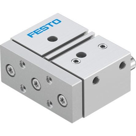 Festo Pneumatic Guided Cylinder - DFM-32-20-P-A-KF-F1A, 32mm Bore, 20mm Stroke, DFM Series, Double Acting [DFM-32-20-P-A-KF-F1A]; 351-502