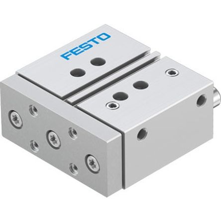 Festo Pneumatic Guided Cylinder - DFM-32-40-P-A-KF-F1A, 32mm Bore, 40mm Stroke, DFM Series, Double Acting [DFM-32-40-P-A-KF-F1A]; 351-506