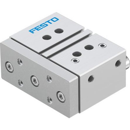 Festo Pneumatic Guided Cylinder - DFM-40-25-P-A-GF-F1A, 40mm Bore, 25mm Stroke, DFM Series, Double Acting [DFM-40-25-P-A-GF-F1A]; 351-514