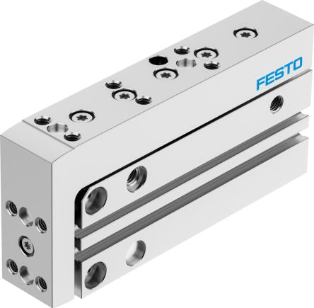 Festo Pneumatic Guided Cylinder - DGSS-10-50-E1A, 10mm Bore, 50mm Stroke, DGSS Series, Double Acting [DGSS-10-50-E1A]; 351-540