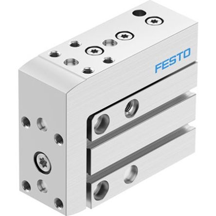 Festo Pneumatic Guided Cylinder - DGSS-16-10-E1A, 16mm Bore, 10mm Stroke, DGSS Series, Double Acting [DGSS-16-10-E1A]; 351-542