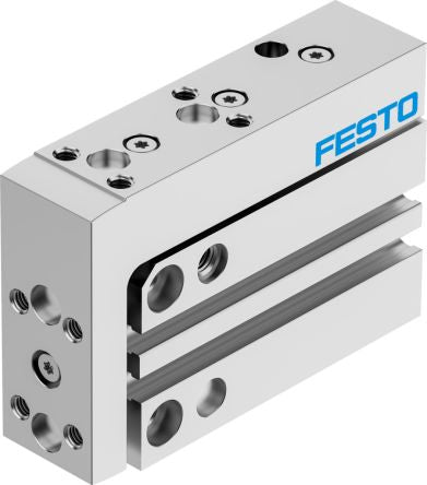 Festo Pneumatic Guided Cylinder - DGSS-6-20-E1A, 6mm Bore, 20mm Stroke, DGSS Series, Double Acting [DGSS-6-20-E1A]; 351-549