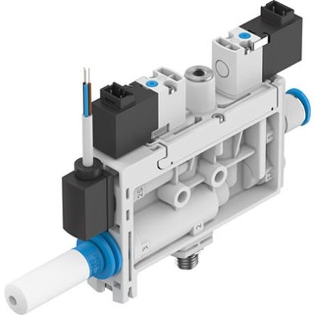 Festo Vacuum Generator, 0.95mm nozzle , 3.8bar 21L/min, OVEL series [OVEL-10-H-15-PQ-VM7-UA-C-A-V1V-H3]; 351-622