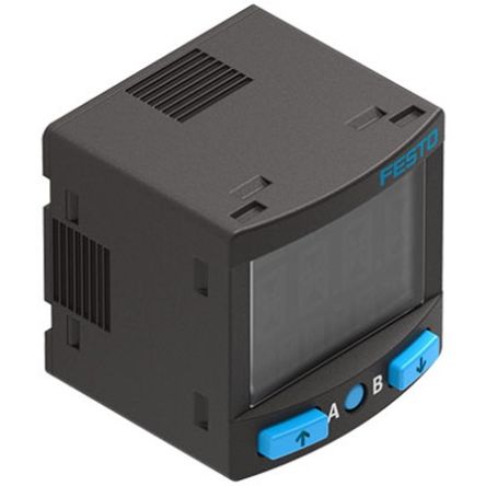 Festo SPAN Series Pressure Sensor, -1bar Min, 10bar Max, 2NPN Output, Relative Reading [SPAN-B11R-M5F-PNLK-PNVBA-L1]; 351-661