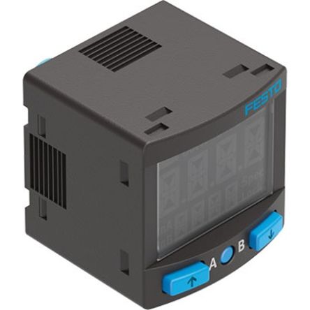 Festo SPAN Series Pressure Sensor, -1bar Min, 10bar Max, 2NPN Output, Relative Reading [SPAN-B11R-Q4-PN-PN-L1]; 351-662