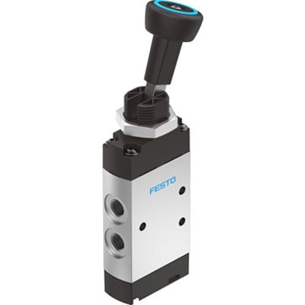 Festo Manual Pneumatic Relay Pneumatic Manual Control Valve VHEF Series, G 1/4, 4-Janin, VHEF-V-M52-M-G14 [VHEF-V-M52-M-G14]; 351-758