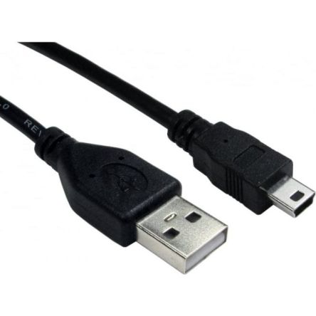 RS PRO USB 2.0, Male USB A to Male Mini USB B, 480Mbps, 20cm [0]; 354-236