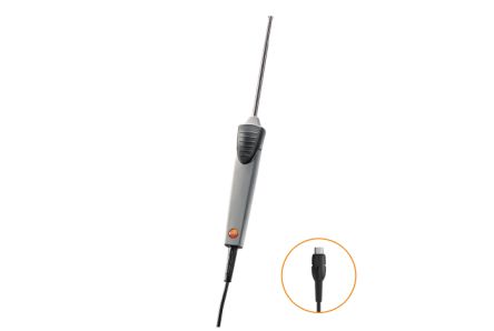 Testo 0615 1912 Surface Temperature Probe for Temperature measurement Use, NTC Probe, +150°C Max, ±0.2 °C Accuracy [0615 1912]; 354-249