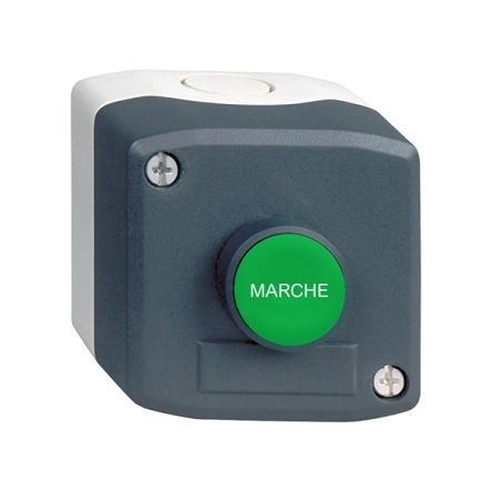 Schneider Electric Light Grey Polycarbonate Harmony Control Station Enclosure - 22mm Diameter [XALD104]; 354-378