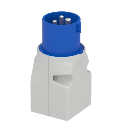 Schneider Electric, Mureva IP20 Grey Snap Pin Mount 2P + E Industrial Power Socket, Rated At 16A, 220 V [PKZA204]; 354-390