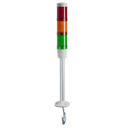 Schneider Electric Harmony Series Green, Red, Yellow Signal Tower, 3 Lights, 24 V, Horizontal [XVMB2RAGHSB]; 354-497