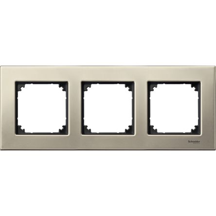 Schneider Electric Brown 3 Gang Light Switch Cover [MTN403305]; 357-079