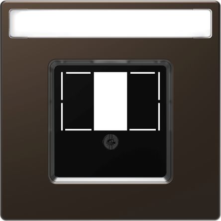 Schneider Electric Mocca 1 Gang Cover Plate Metal Socket Cover Plate [MTN4250-6052]; 357-083