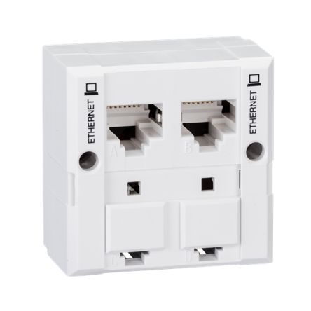 Schneider Electric Infraplus-MP Series 2-Port RJ45 Splitter [VDI7544B]; 357-114