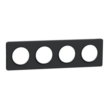 Schneider Electric Anthracite Interface Unit, 4 Gang, Odace 2011 [S540808]; 357-180