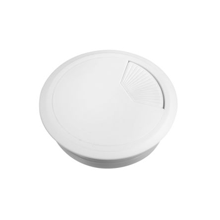 Schneider Electric Unica system+ White Plastic 80mm Cable Grommet INS61211 [INS61211]; 357-207