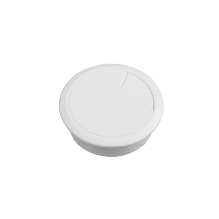 Schneider Electric Unica system+ White Plastic 60mm Cable Grommet INS61214 [INS61214]; 357-209