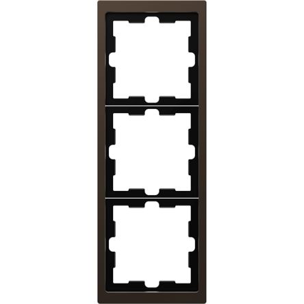 Schneider Electric Brown 3 Gang Light Switch Cover [MTN4030-6552]; 357-284
