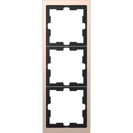 Schneider Electric Yellow 3 Gang Light Switch Cover [MTN4030-6551]; 357-318
