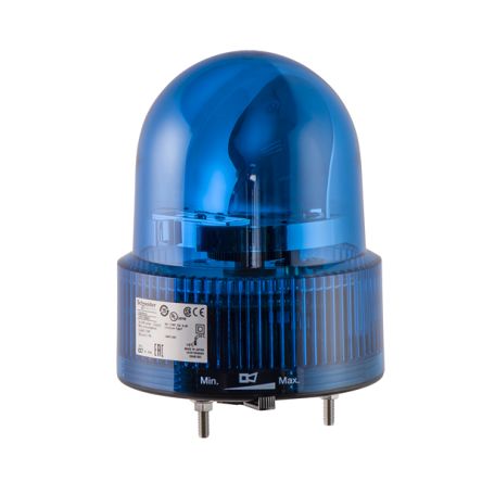 Schneider Electric Harmony Series Blue Rotating Beacon, 24 V ac/dc, Screw, LED Bulb, IP23 [XVR12B06S]; 357-336