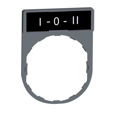 Schneider Electric Marking Accessory for Use with Pushbuttons, i-o-ii [ZBY2186C0]; 357-373