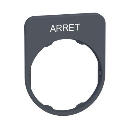 Schneider Electric Marking Accessory for Use with Pushbuttons, Arret [ZBYFP2104C0]; 357-378