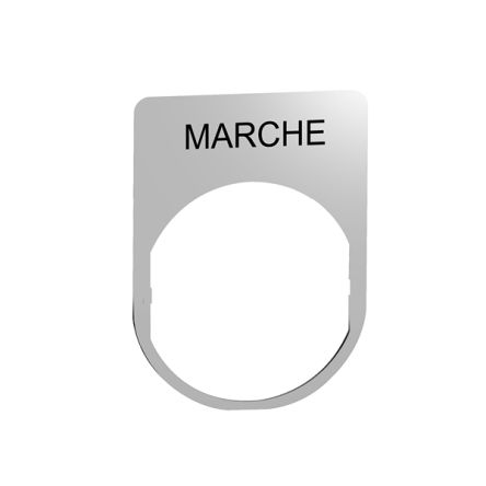 Schneider Electric Marking Accessory for Use with Pushbuttons, Marche [ZBYM2103]; 357-383